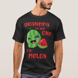 Opa One in een Melon Birthday Watermelon Theme B T-shirt
