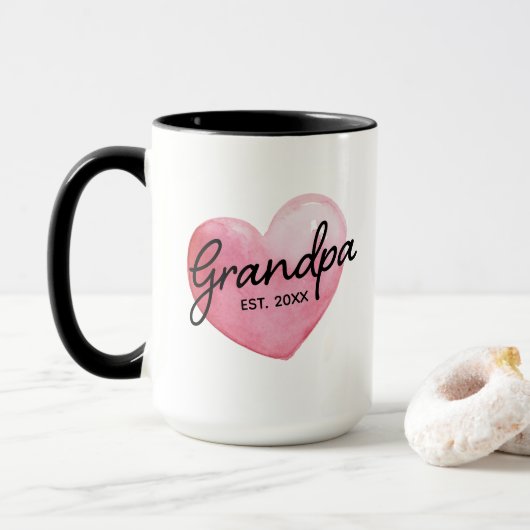 Opa Onthulling Oprichtingsdatum Hart Mok (Met donut)