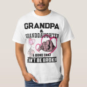 Opa opa kleindochter een obligatie die niet kan wo t-shirt (Voorkant)