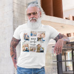 Opa Opa Kleinkinderen Fotocollage T-shirt<br><div class="desc">Vier opa's liefde met het "Opa Opa Kleinkinderen Fotocollage" T-shirt. Dit gepersonaliseerde t-shirt bevat een collage van dierbare foto's die speciale momenten vastleggen met zijn kleinkinderen. Gemaakt van zachte, duurzame stof, het biedt comfort en stijl. Het aangepaste ontwerp en de levendige print maken het een hartverwarmend geschenk voor opa om...</div>