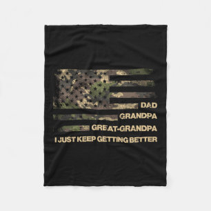 Opa Opa Opa Camo Vlag Vaders Opa Fleece Deken
