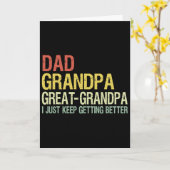 Opa Opa Opa Funny Opa Vaderdag Cadeau Kaart (Gele Bloem)
