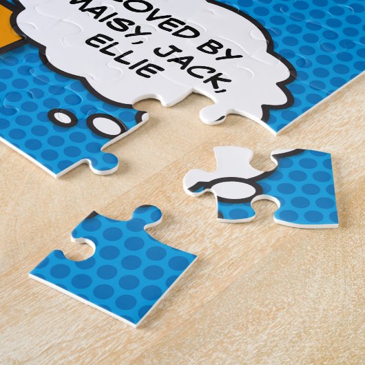 Opa, opa, opa, opa 12 Foto Blue Fun Legpuzzel (Zijkant)