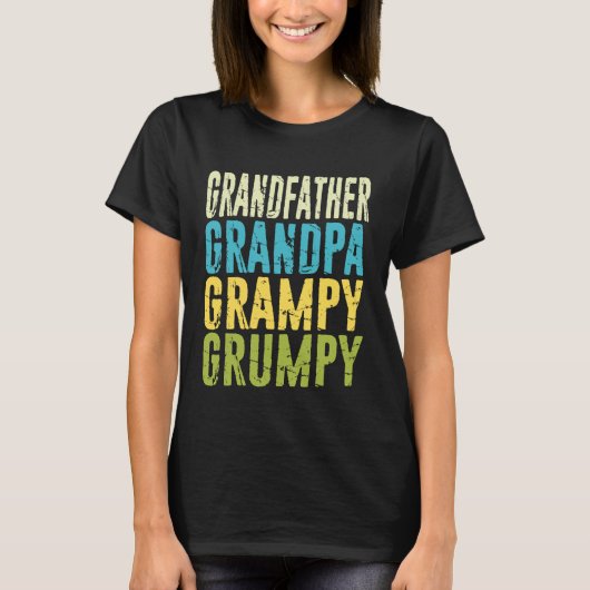Opa Opa Opa Opa, Grappige Vaderdag- T-shirt (Voorkant)