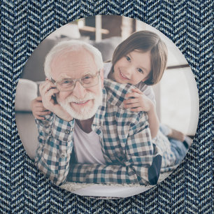 Opa Opa Opa Opa Volledige foto Ronde Button 5,7 Cm