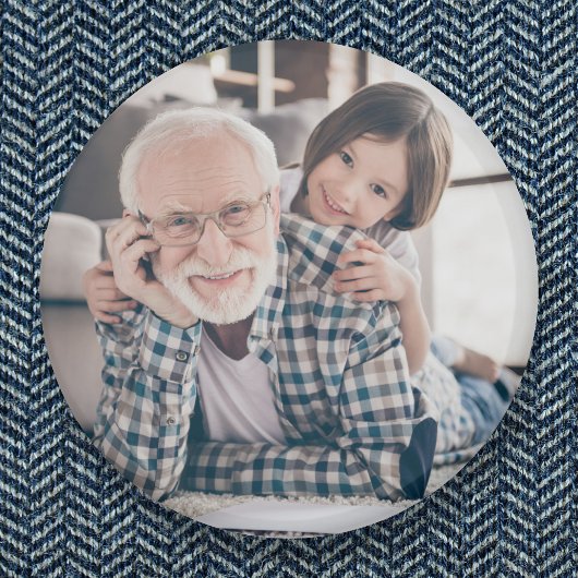 Opa Opa Opa Opa Volledige foto Ronde Button 5,7 Cm