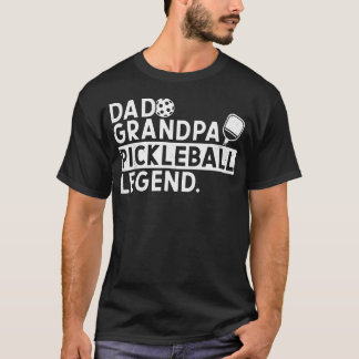 Opa Opa Pickleball Legendarische Speler Pickle Bal T-shirt