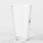 Opa Opa Verjaardag Gepersonaliseerd cadeau Glas (Rechts)