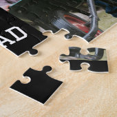 Opa Opgericht 3 Foto Collage Script Cadeau Legpuzzel (Zijkant)
