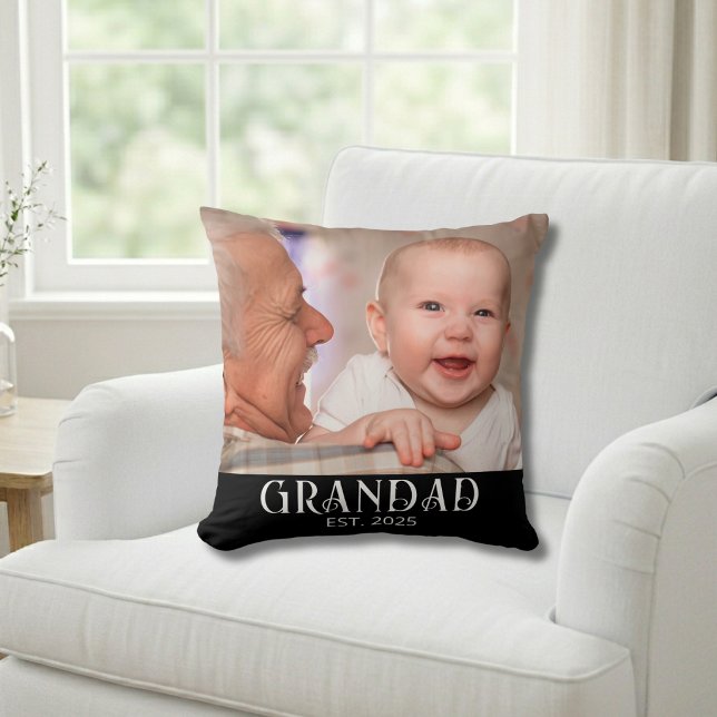 Opa Opgericht Foto Cadeau Kussen (Creator heeft geüpload)