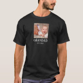 Opa Opgericht Foto Cadeau T-shirt (Voorkant)