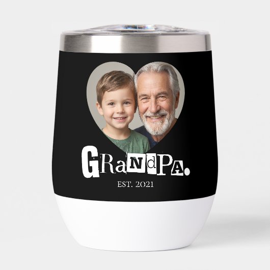 Opa Opgericht Foto Cadeau Voor Opa (Voorkant)