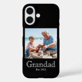 Opa Opgericht Foto Wit Krachtig Minimaal Tekst Case-Mate iPhone Case (Achterkant)