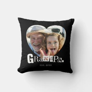 Opa Opgericht Opa Foto Cadeau Kussen
