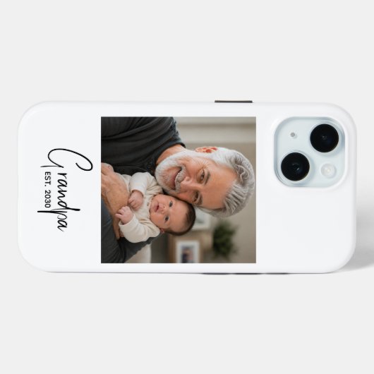 Opa Opgericht Script Foto Case-Mate iPhone Case (Achterkant (horizontaal))