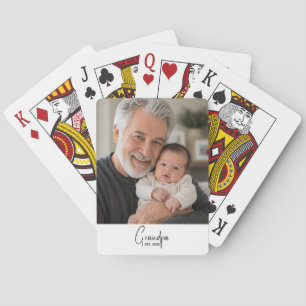 Opa Opgericht Script Foto Pokerkaarten