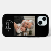 Opa Opgericht Script Zwart Foto Case-Mate iPhone Case (Achterkant (horizontaal))