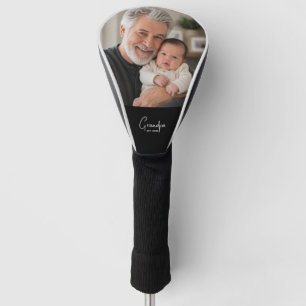 Opa Opgericht Script Zwart Foto Golfheadcover