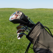 Opa Opgericht Wit Krachtig Minimaal Tekst Foto Golfheadcover (Insitu)