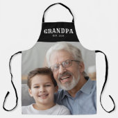 Opa Opricht Pret Foto Schort (Voorkant)