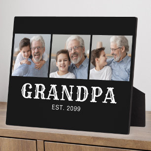 Opa Oprichting Vet Typografie Zwart 3 Foto Fotoplaat
