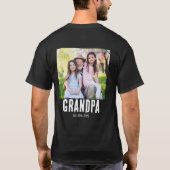 Opa Oprichtings Foto Grunge tekst T-shirt (Achterkant)