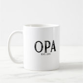Opa Oprichtingsjaar Koffiemok (Links)