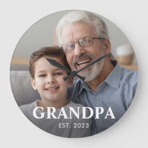 Opa Oprichtte Foto Opa- en Oma-dag Grote Klok