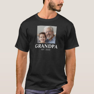 Opa Oprichtte Foto Opa- en Oma-dag T-shirt