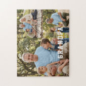 Opa Oprichtte Kühne Moderne Zwarte 3 Foto Legpuzzel (Verticaal)