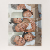 Opa Oprichtte Moderne 3 Foto Legpuzzel (Verticaal)