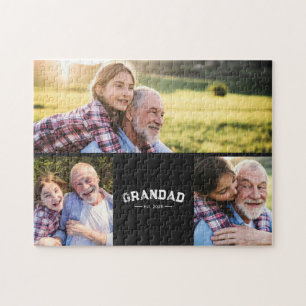Opa Oprichtte Vet Zwart 3 Foto Legpuzzel