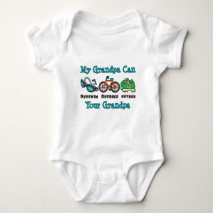 Opa Outswim Outbike Outrun Triathlon Baby Body Romper
