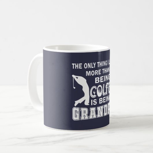 Opa over Golf Koffiemok (Voorkant links)