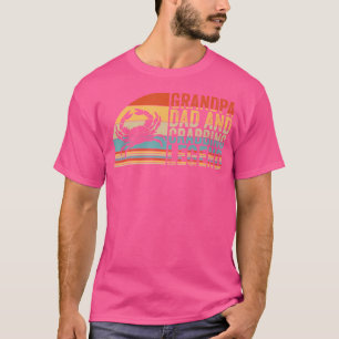 Opa pa en Crabbing Legend Crab Vist krab T-shirt
