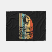 Opa-pap en krabbellegend fleece deken (Voorkant (Horizontaal))