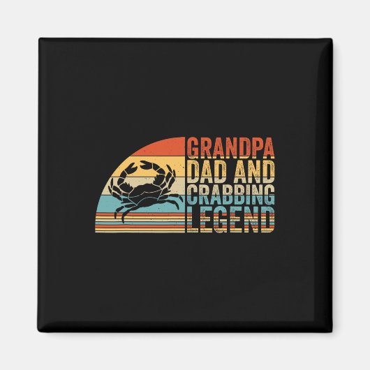 Opa-pap en krabbellegend magneet (Voorkant)