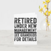 Opa Papa Gepensioneerd Man Beste Pensioen Kaart (Gele Bloem)