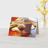 Opa  Razor Vaderdag Kaart (Gele Bloem)