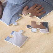 Opa Richtte Foto Opa en Oma Dag op Legpuzzel (Zijkant)