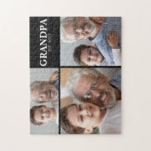 Opa Richtte Foto Opa en Oma Dag op Legpuzzel (Verticaal)