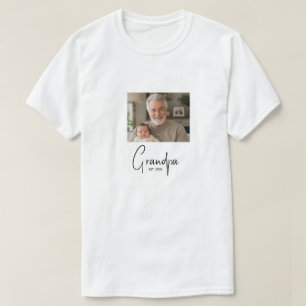 Opa Richtte Geschenk Foto T-shirt