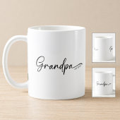 Opa Richtte Minimale Lettertype Op Koffiemok
