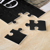 Opa Richtte Modern Schrift 3 Foto Op Legpuzzel (Zijkant)