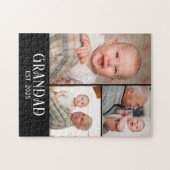 Opa Richtte Modern Schrift 3 Foto Op Legpuzzel (Horizontaal)