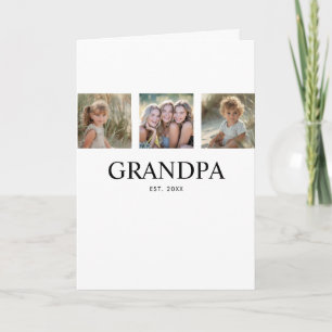 Opa Richtte Moderne Grootvader 3 Foto Op Kaart