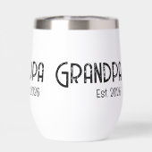Opa Richtte Nieuwe opa Gift op (Achterkant)