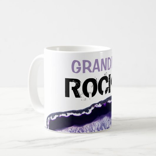 ** Opa Rocks Agate Lapidary Stone Koffiemok (Voorkant links)