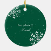 Opa | S sentimentele foto kerstcadeau Keramisch Ornament (Achterkant)