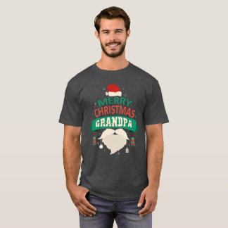 Opa Santa Merry-kerstfamilie komt overeen T-shirt